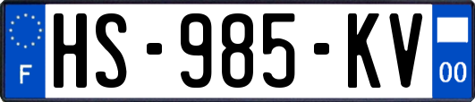 HS-985-KV