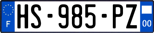 HS-985-PZ