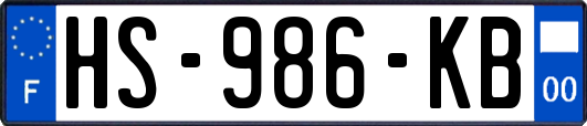 HS-986-KB