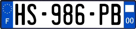 HS-986-PB