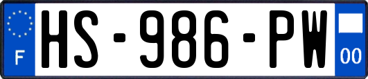 HS-986-PW