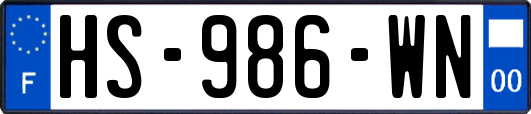 HS-986-WN