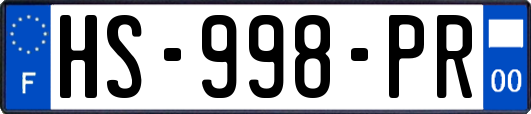 HS-998-PR