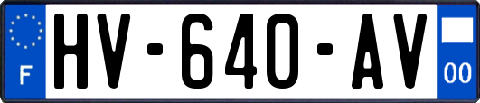 HV-640-AV