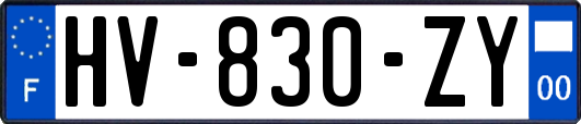 HV-830-ZY