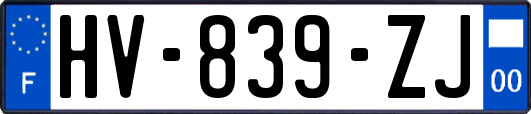 HV-839-ZJ