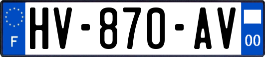HV-870-AV