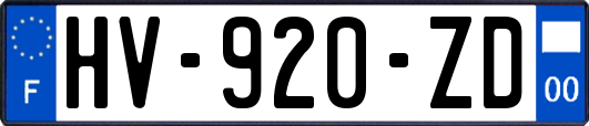 HV-920-ZD