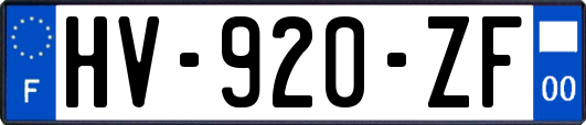 HV-920-ZF
