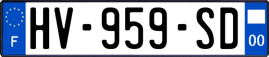 HV-959-SD