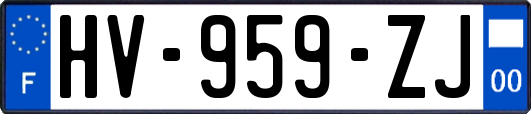 HV-959-ZJ