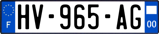 HV-965-AG
