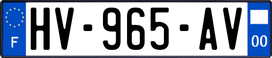 HV-965-AV