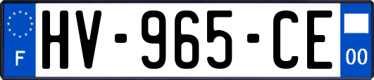 HV-965-CE