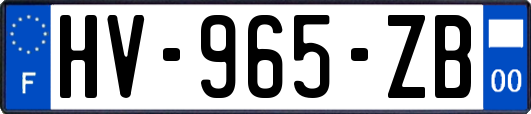 HV-965-ZB