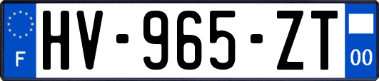 HV-965-ZT