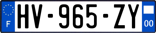 HV-965-ZY