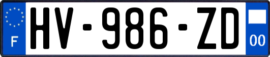 HV-986-ZD