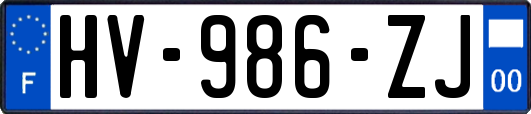 HV-986-ZJ