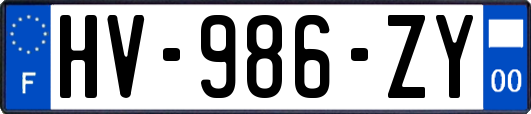 HV-986-ZY