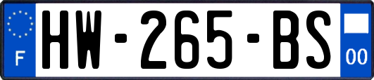 HW-265-BS