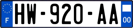 HW-920-AA