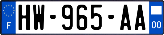 HW-965-AA