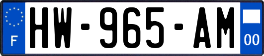 HW-965-AM