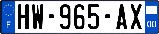 HW-965-AX