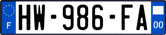 HW-986-FA