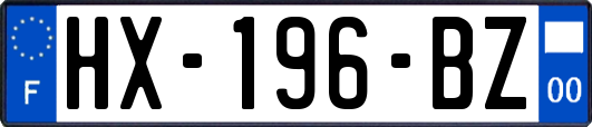 HX-196-BZ