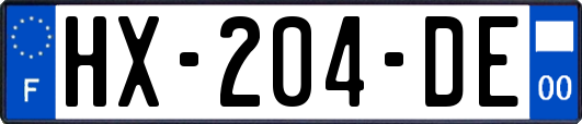 HX-204-DE