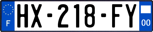 HX-218-FY