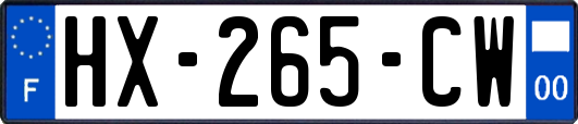 HX-265-CW