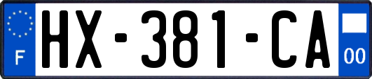HX-381-CA