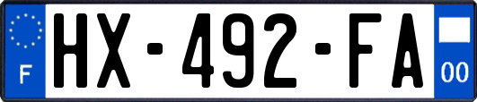 HX-492-FA