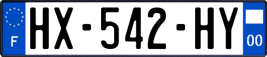 HX-542-HY