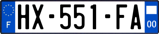 HX-551-FA