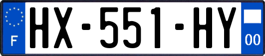 HX-551-HY