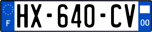 HX-640-CV