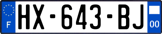 HX-643-BJ
