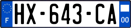 HX-643-CA