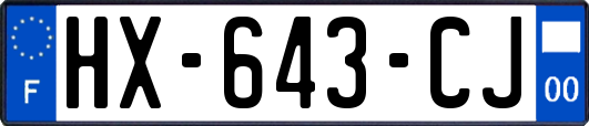 HX-643-CJ