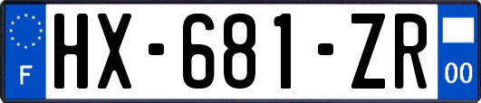 HX-681-ZR
