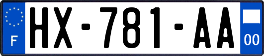 HX-781-AA