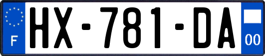 HX-781-DA