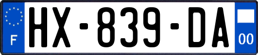 HX-839-DA