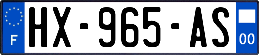 HX-965-AS