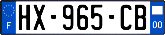 HX-965-CB