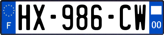 HX-986-CW